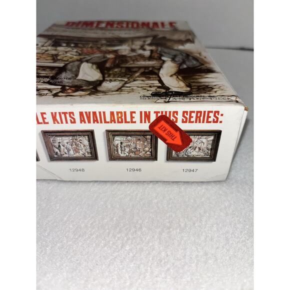 Vtg DIMENSIONALE 3D Shadow Box The Card Game Kit Anton Pleck 1971 Unused NOS - Picture 2 of 9